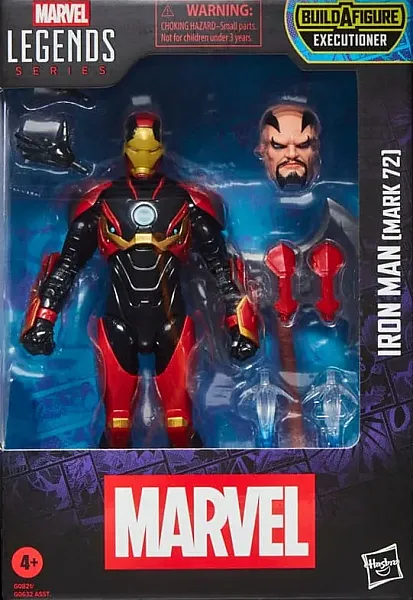 MARVEL LEGENDS ACTION FIGURE IRON MAN (MARK 72) (BAF: EXECUTIONER) 15 CM